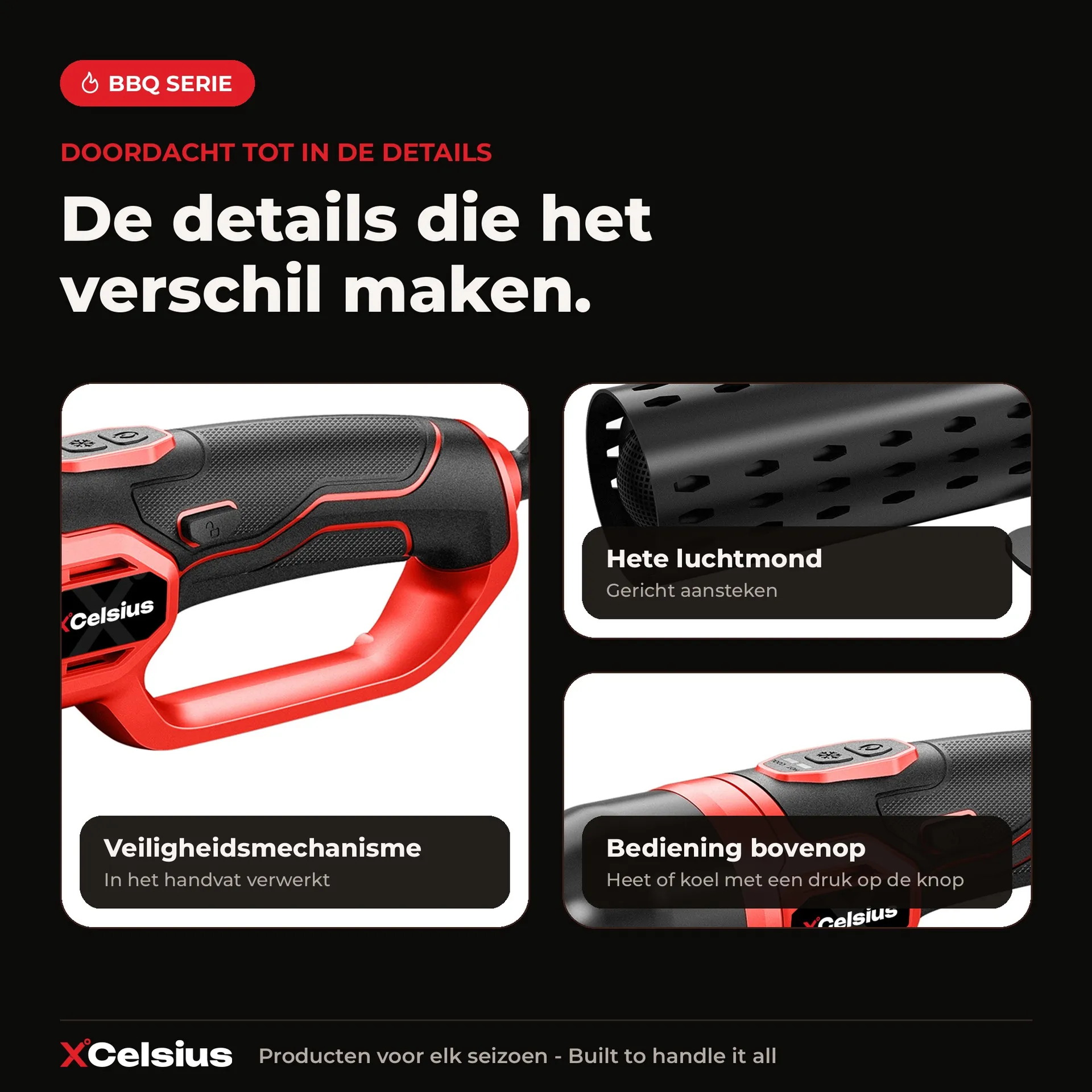 bbq aansteker elektrisch voor kolen en hout