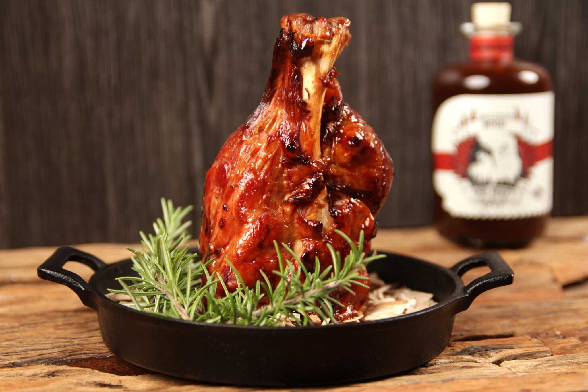Pigwings (oerhammetjes) op de BBQ