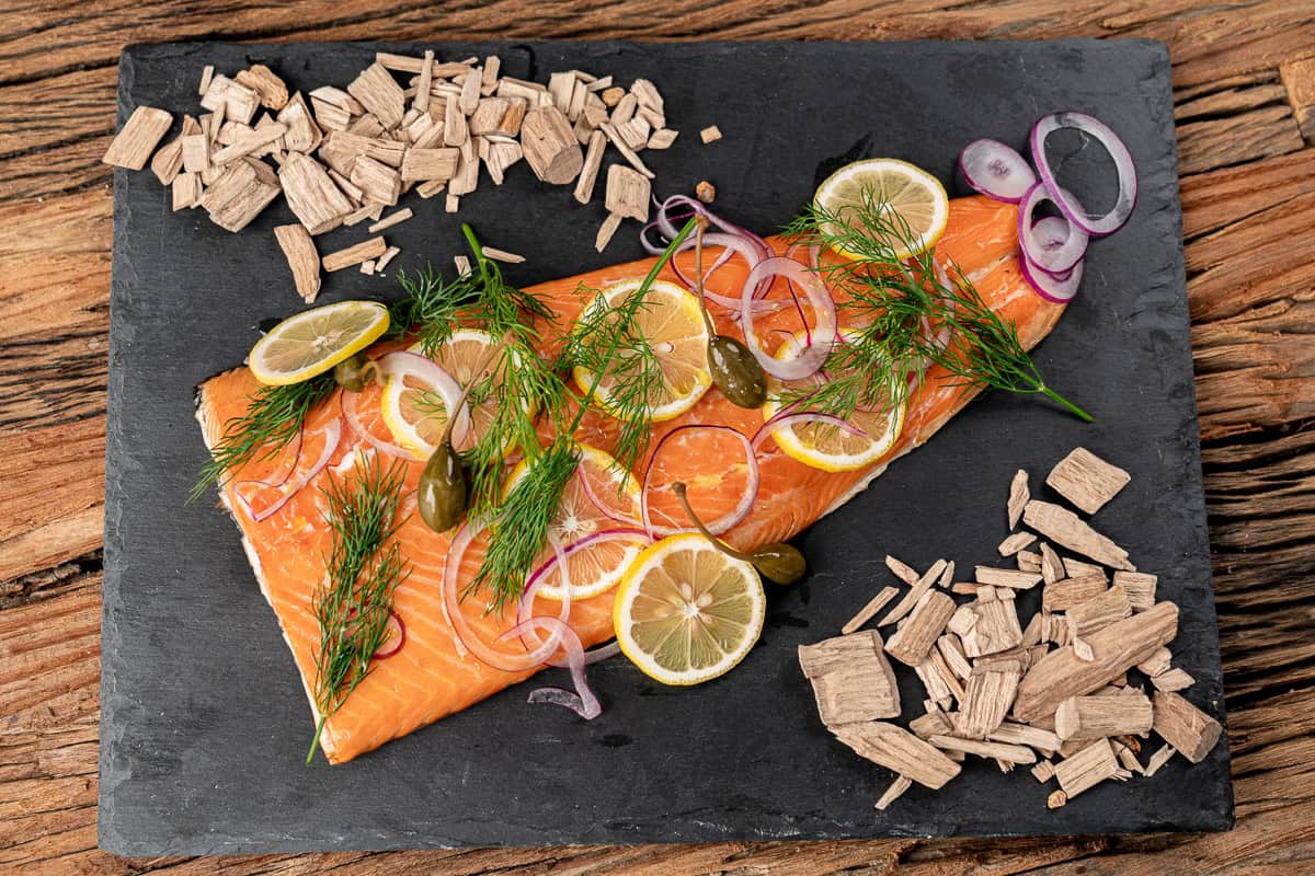 Warmgerookte Zalmzijde