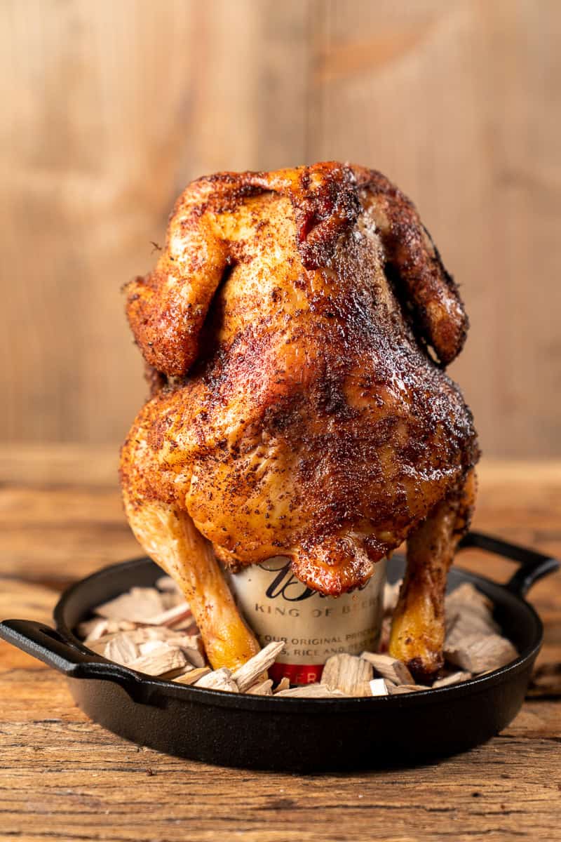 Beercan Chicken van de BBQ