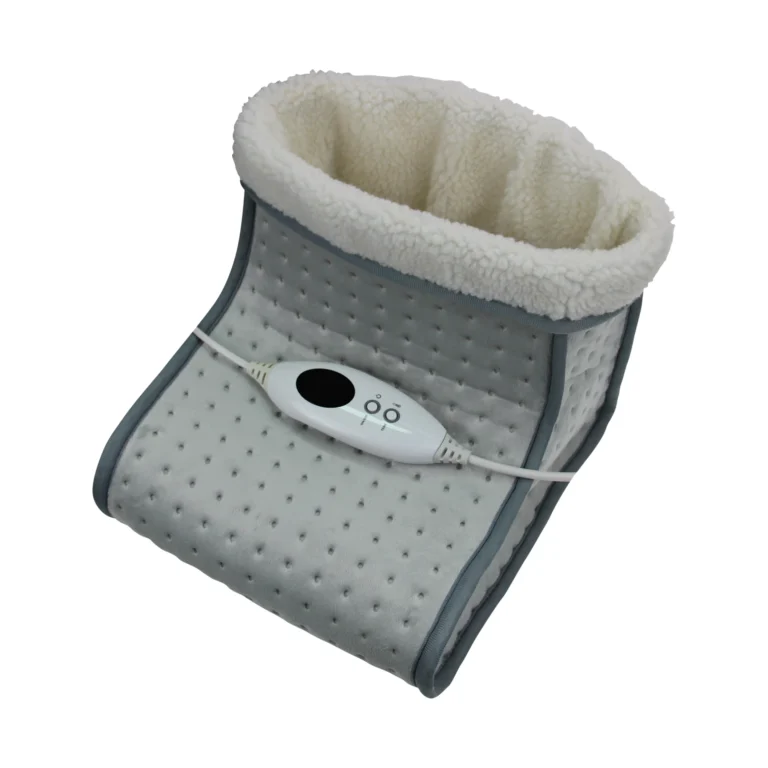 Voetenwarmer elektrisch met fleece voering grijs