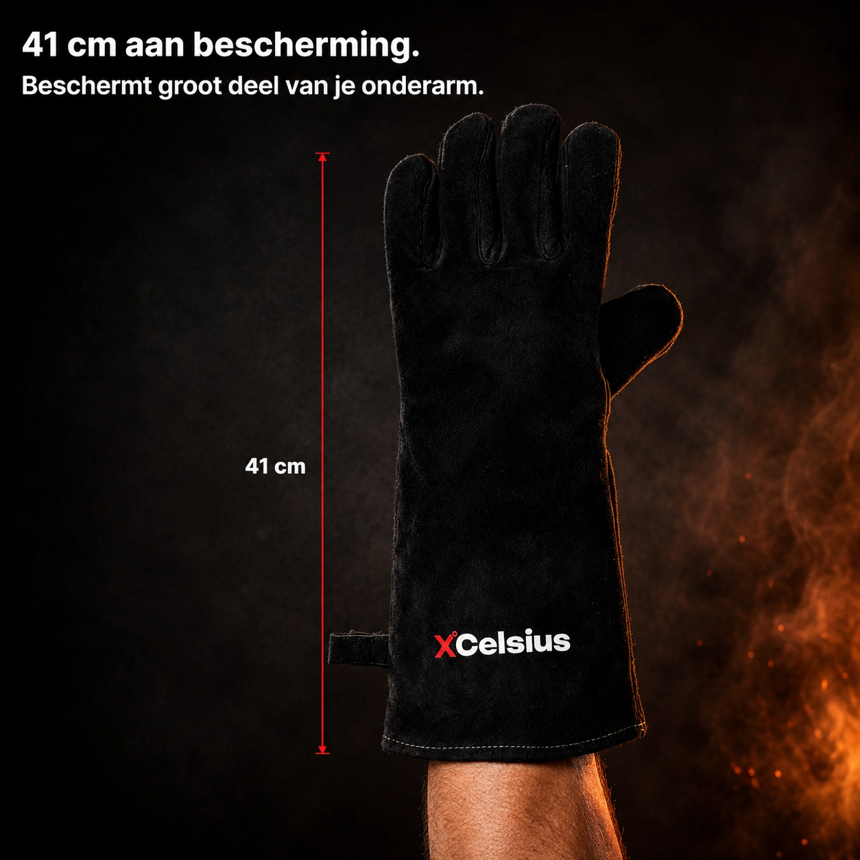 bbq handschoenen en407 gecertificeerd zwart